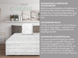 Juego de cama básico Traumnacht Green compuesto por edredón para todo el año de 135 X 200 cm + almohada de 80 X 80 cm, certificado Oeko-Tex, fabricado según el estándar de calidad alemán Edredones y edredones Naty Shop