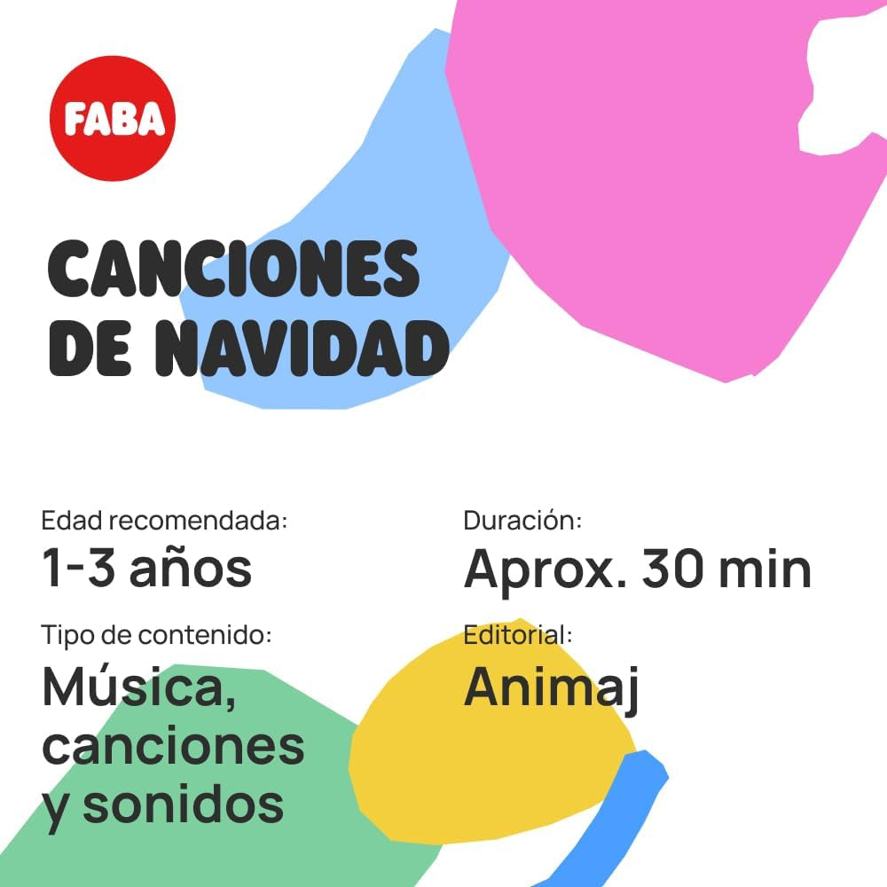 Personaje sonoro - Villancicos - canciones - juguete, contenido educativo, en español, para niñas y niños a partir de 0 años, multicolor, FFL30004 Jucarii Bebe Naty Shop