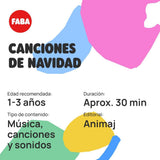 Personaje sonoro - Villancicos - canciones - juguete, contenido educativo, en español, para niñas y niños a partir de 0 años, multicolor, FFL30004 Jucarii Bebe Naty Shop