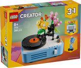 LEGO Creator Tocadiscos 3 en 1 con flores - Juguete convertible en radio o micrófono - Juguetes musicales para niños - Idea de regalo creativa para niñas y niños a partir de 8 años 31172 Juegos de construcción Besuche den LEGO-Store