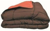 Couette CALGARY Chocolate/Corail 140 Edredones y colchas Naty Shop 140 X 200 Cm