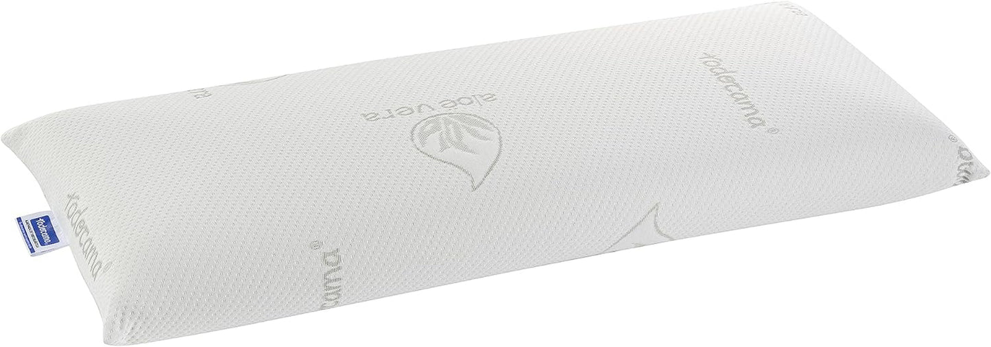 Todocama - Almohada viscoelástica, aloe vera, 2 piezas, 70 cm, blanca Naty Shop almohadas estándar