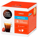 NESCAFÉ DOLCE GUSTO Lungo Café Descafeinado Cápsulas Pack 3er (3 x 16 Cápsulas)