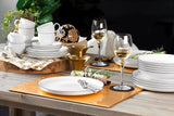 Seltmann Weiden - Lido Black Line - Vajilla de 36 piezas - Porcelana (incluidas 6 tazas de café)