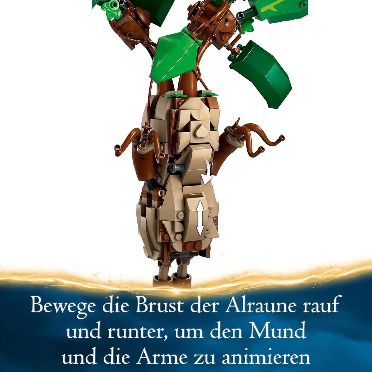 LEGO Harry Potter Planta de poción mágica: Mandrágora, juguete de planta en maceta, regalo mágico para niñas, niños y todos los fanáticos, juego imaginativo para niños, decoración del hogar 76433 Juegos de construcción Besuche den LEGO-Store