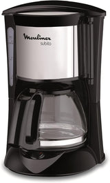 FG150813 Cafetera Subito, 6 tazas, Negro/Acero inoxidable