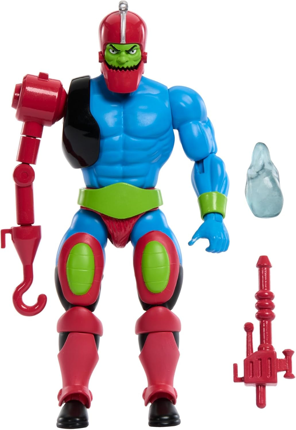 Figura de acción Masters of the Universe Origins Figura coleccionable Trap Jaw, aprox. Juguete villano MOTU popular grande de 14 cm con 16 articulaciones móviles y accesorios, HYD41, [Multicolor] Figuras de acción Naty Shop Título predeterminado