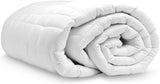 Edredón de Fibra, 250 G, Microfibra, Suave, Sedoso, para Camas de 100, 105 y 110 cm, Blanco, 180 X 220 cm Edredones y Edredones Naty Shop