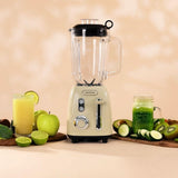 Cecotec Batidora amasadora Retro Power Negro Titanio Retroverde. 1200W Maximale Leistung, 2 Geschwindigkeiten, 4-Klingen-Messer Mit Schwarzer Titanbeschichtung Und 1.5L Krug, Vintage-Design in Grün Kitchen Naty Shop