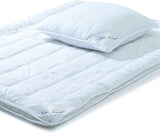 Aqua-Textil Juego Soft Touch Infantil Edredón 100 X 135 Cm 250G Y 350G con Almohada 40 X 60 Cm Edredón 150G 4 Estaciones Climatizador Oeko-Tex Edredones y Edredones Naty Shop 155X220 Cm + 1X 80X80 Cm 4 Estaciones