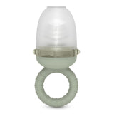 Suavinex Protector Masticador Bebé Silicona Grado Alimenticio con Tapa Fácil de Limpiar Apto para Lavavajillas y Congelador Alivia las Encías 6 Meses Verde