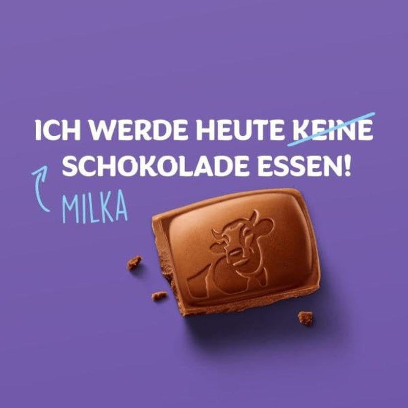 Milka Naps Alpine Milk – Mini cuadrados de chocolate elaborados con delicado chocolate con leche alpino – 1 x 1,7 kg