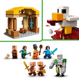 LEGO Minecraft Ghast Balloon Attack - Juguete de jugador para niños - Set de construcción de videojuego con casa, pollo y gólem - Mercancía de película para niños mayores de 10 años - 21273 Juegos de construcción Beuche den LEGO-Store