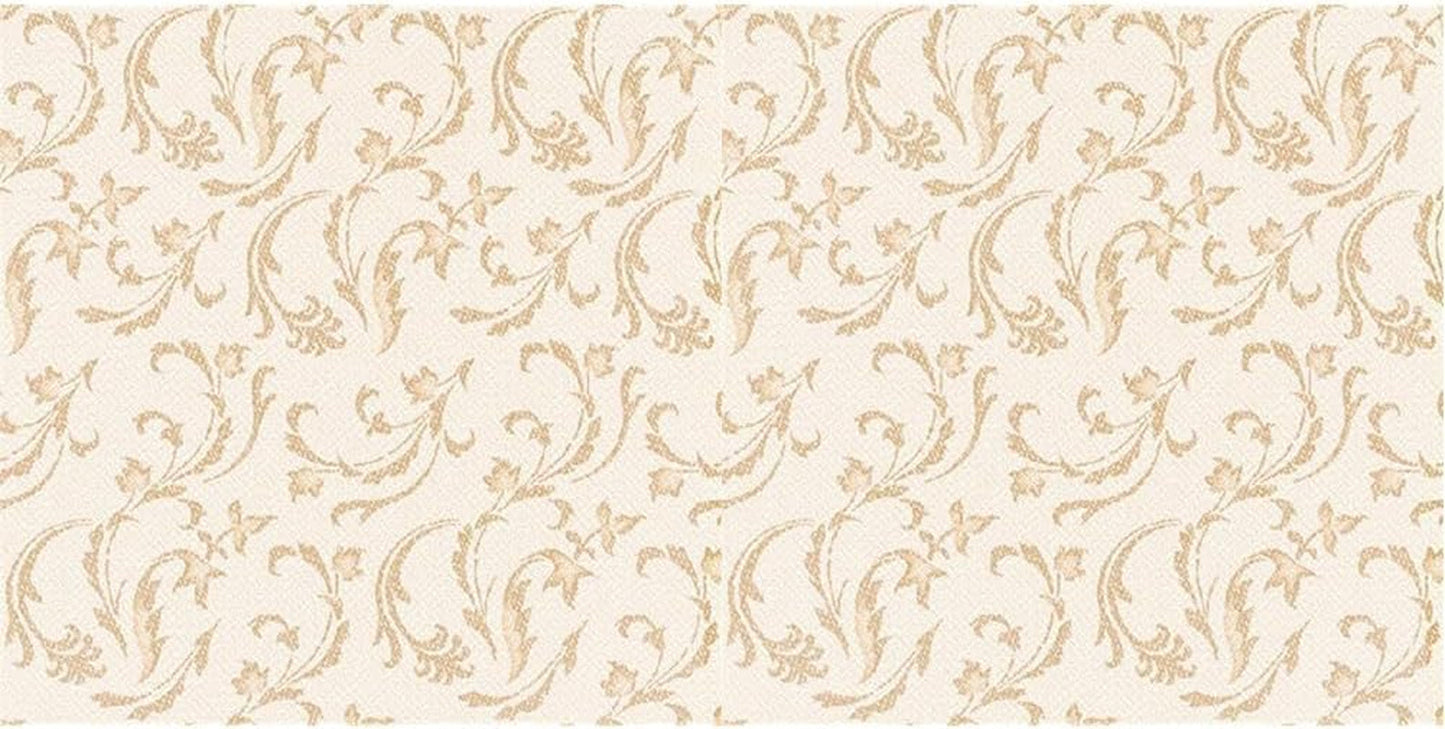 Papstar, 50 servilletas "Colección ROYAL" pliegue 1/4 40 Cm X 40 Cm gris "Damascato", #85005