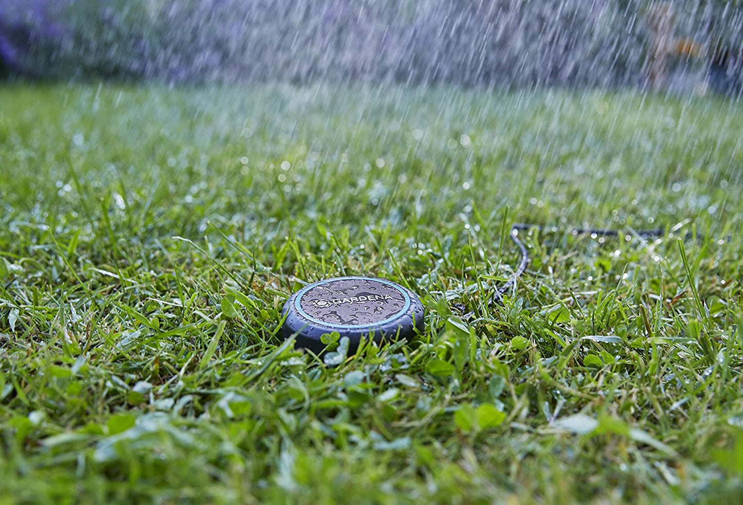 Cable de extensión Gardena (10 m) para sensor de lluvia y sensor de humedad del suelo, cable de conexión con sistema Easy Click, extensible hasta 105 m, para uso sobre y bajo tierra (01868-20)