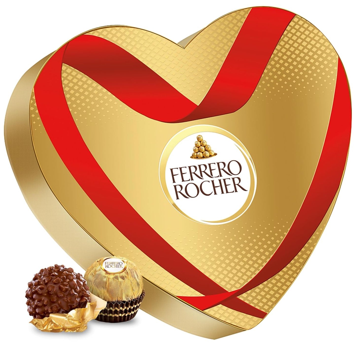 Corazón Ferrero Mon Chéri - Regalo de chocolate de San Valentín para él y para ella - Chocolate crujiente, licor de frutas y cerezas aromatizadas - Para San Valentín, Día de la Madre y Pascua - 1 paquete 147 g