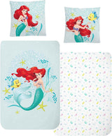 Ropa de cama infantil, varios personajes de dibujos animados, 100% algodón. Ropa de cama infantil Naty Shop Ariel