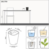 LECHUZA DELTINI blanco brillo 14900