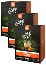 Espresso Forte 36 Kapseln para cafetera Nespresso - Intensidad 8/10 - Cafeteras certificadas UTZ en aluminio (paquete con 3)