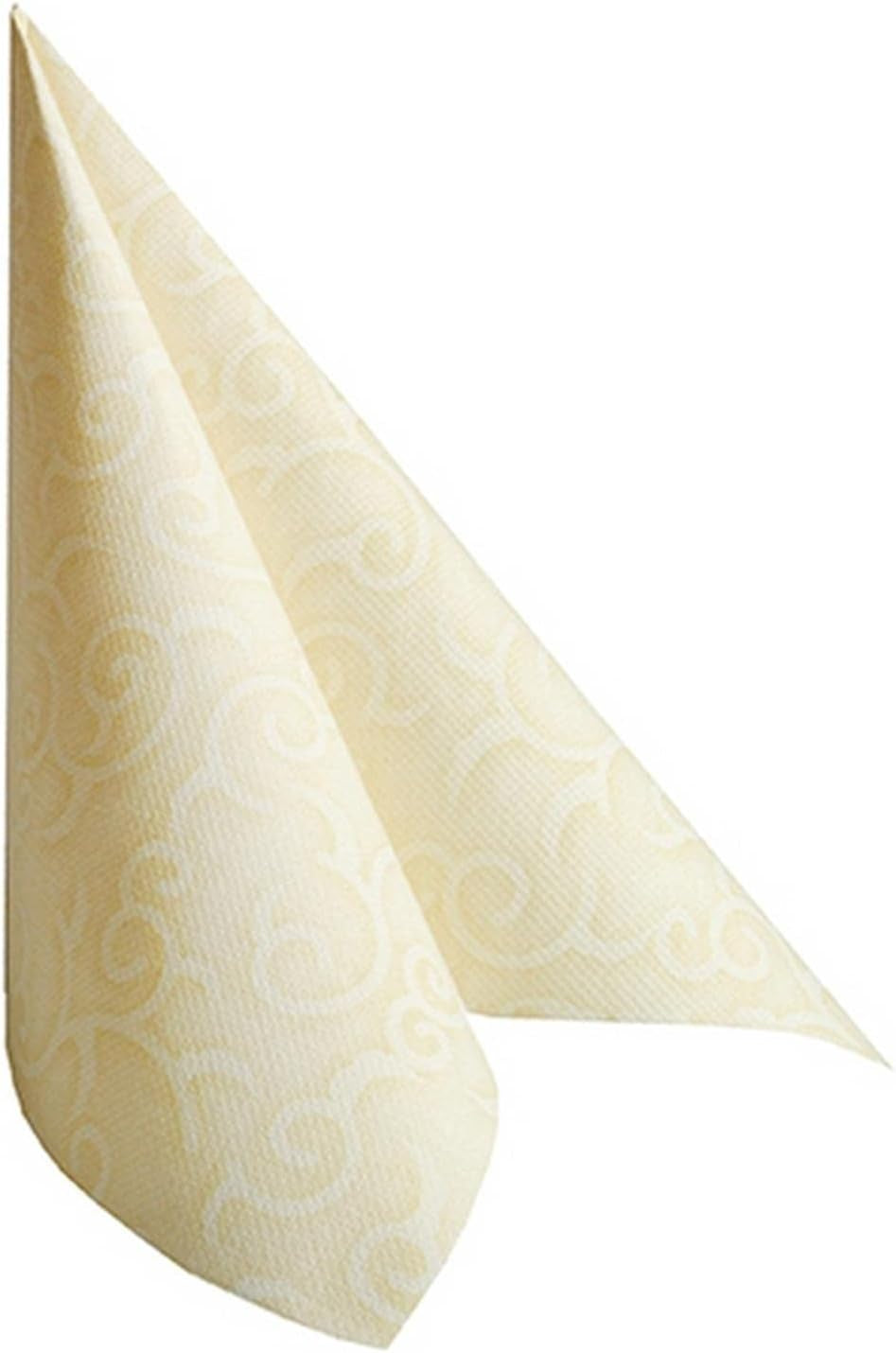 Papstar, 50 servilletas "Colección ROYAL" pliegue 1/4 40 Cm X 40 Cm champán "Casali", #84877
