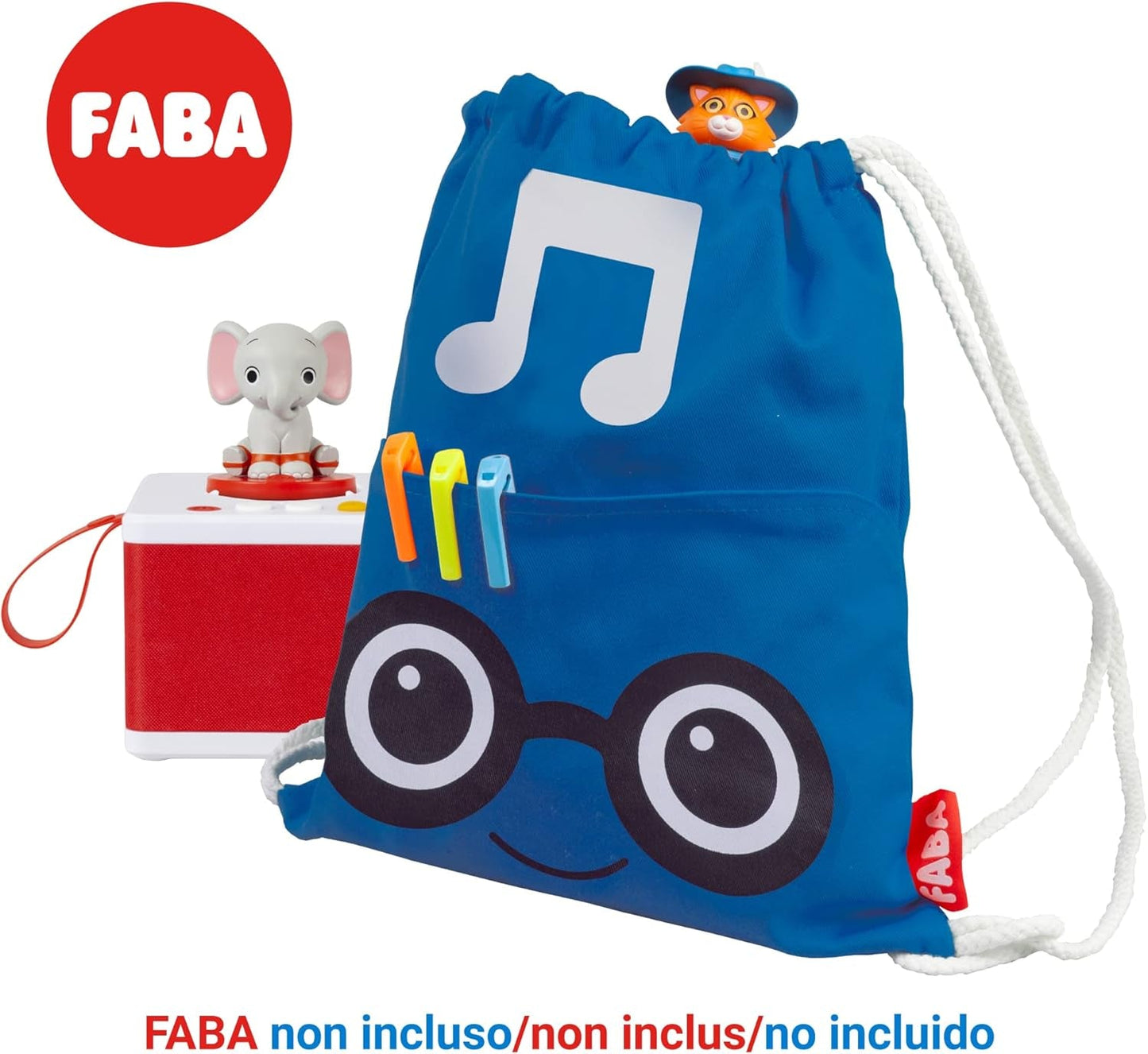 FBB10002 Personaje con sonido, azul Juguetes Bebe Naty Shop