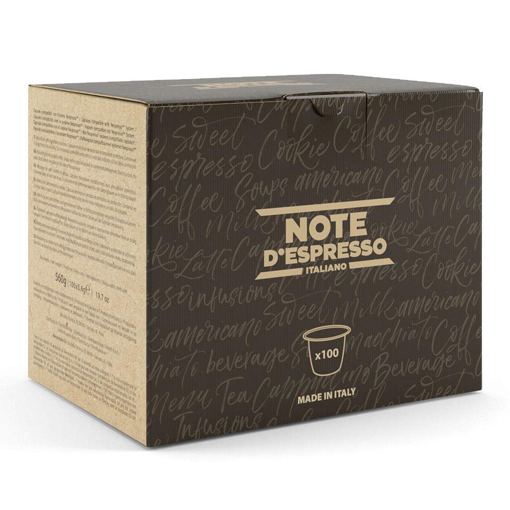 Cápsulas de Café Decaffeinato Compatibles Nespresso 5,6g x 100 cápsulas