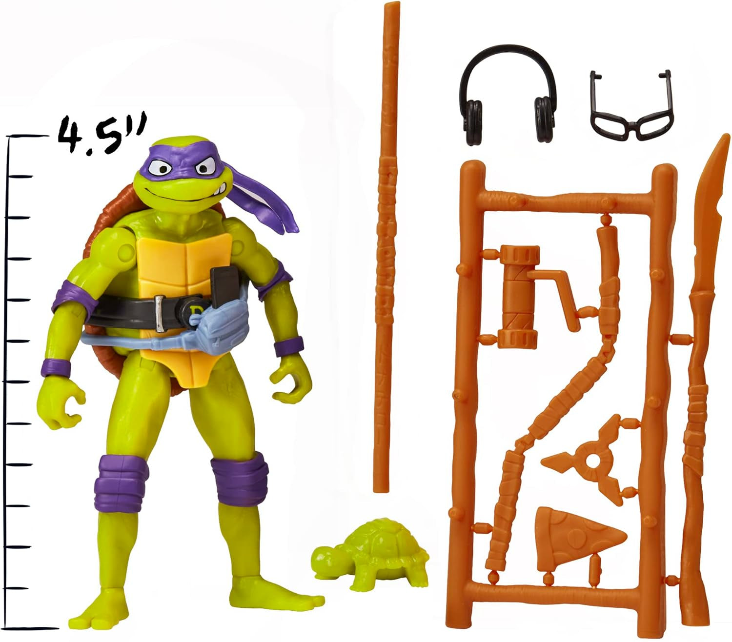 Tortugas NINJA TEENAGE MUTANT - Donatello Figura base Figuras de acción Naty Shop