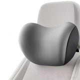 Almohada para el cuello del coche Almohada suave para el reposacabezas del coche Almohada para el cuello del coche Almohada para el reposacabezas del coche Almohada para el cuello Almohada accesoria Almohada de algodón con memoria Accesorio para el coche Almohada para el reposacabezas Almohada para el reposacabezas (negro) Almohadas ortopédicas cervicales Naty Shop Gris