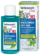 Tetesept Kids Cold Time Bath - Aditivo de baño infantil para la estación fría con 4 aceites esenciales, relajación y calentamiento, 125 ml Naty Shop