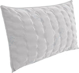 Ropa de cama italiana MB Home Italia, almohada, biocerámica, gris claro, 45 x 75 cm Naty Shop almohadas estándar