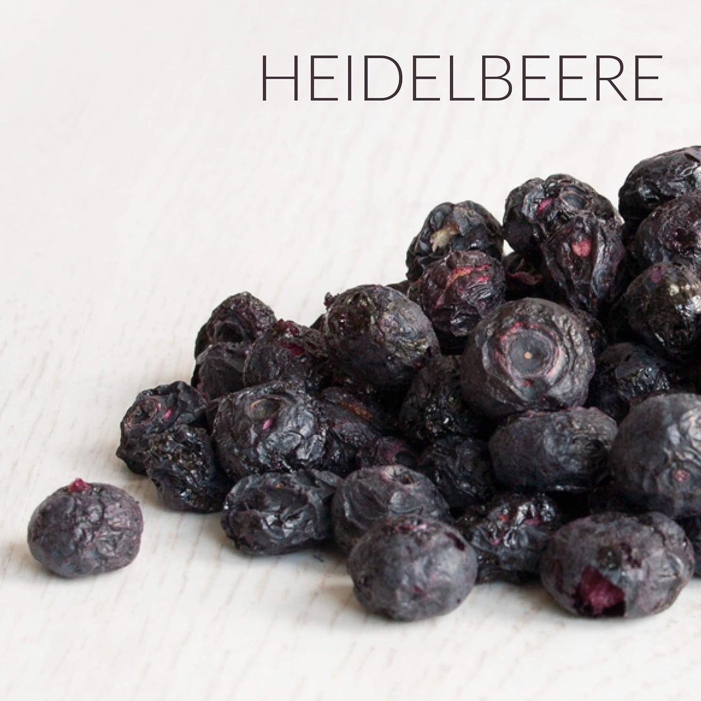 Arándanos liofilizados: 100g de arándanos cultivados secos para batidos, muesli, cobertura de gachas - frutos rojos liofilizados sin azúcares añadidos - Arándanos liofilizados NutriPur Productos deshidratados Naty Shop