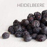 Arándanos liofilizados: 100g de arándanos cultivados secos para batidos, muesli, cobertura de gachas - frutos rojos liofilizados sin azúcares añadidos - Arándanos liofilizados NutriPur Productos deshidratados Naty Shop