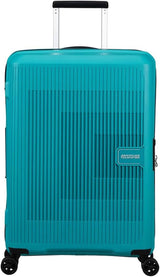 American Tourister Aerostep - Spinner L, Maleta Expandible, 77 cm, 101,5/109 L, Naranja (Naranja Brillante) Equipaje y Equipo de Viaje Naty Shop Turquesa (Tono Turquesa) M (67 Cm - 66,5/72,5 L)
