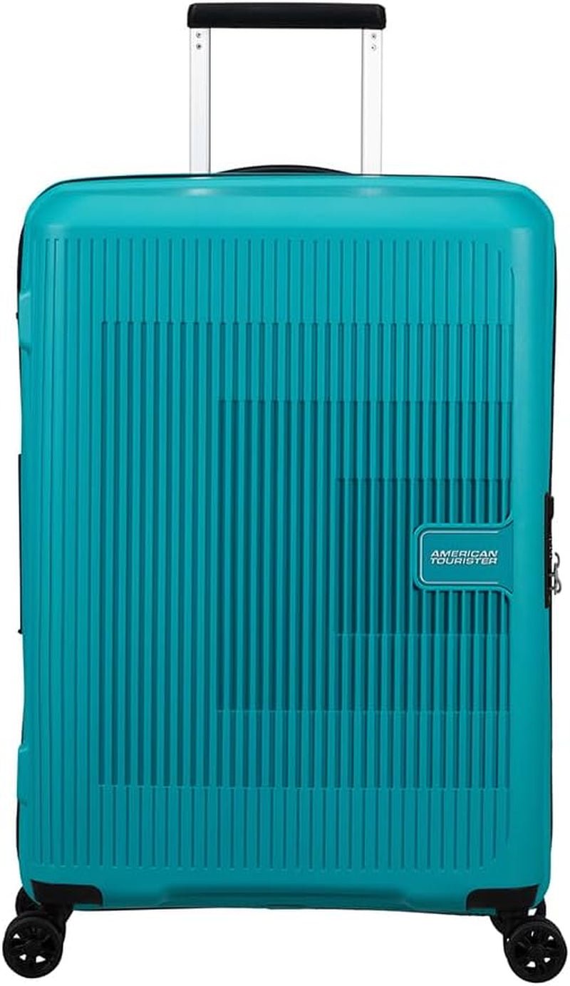 American Tourister Aerostep - Spinner L, Maleta Expandible, 77 cm, 101,5/109 L, Naranja (Naranja Brillante) Equipaje y Equipo de Viaje Naty Shop Turquesa (Tono Turquesa) M (67 Cm - 66,5/72,5 L)