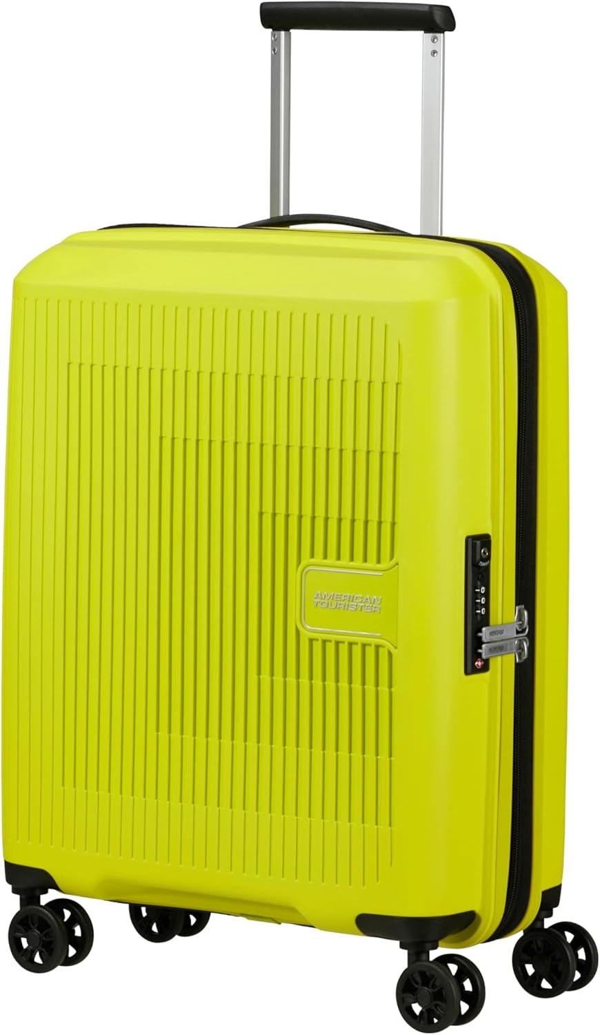 American Tourister Aerostep - Spinner L, Maleta expandible, 77 cm, 101,5/109 L, Naranja (Bright Orange) - Naty Shop