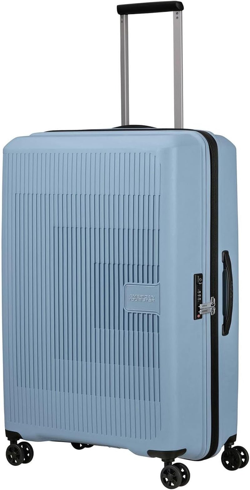 American Tourister Aerostep - Spinner L, Maleta extensible, 77 cm, 101,5/109 L, Naranja (Bright Orange) Equipaje y equipo de viaje Naty Shop Gris (Soho Grey) L (77 cm - 101,5/109 L)