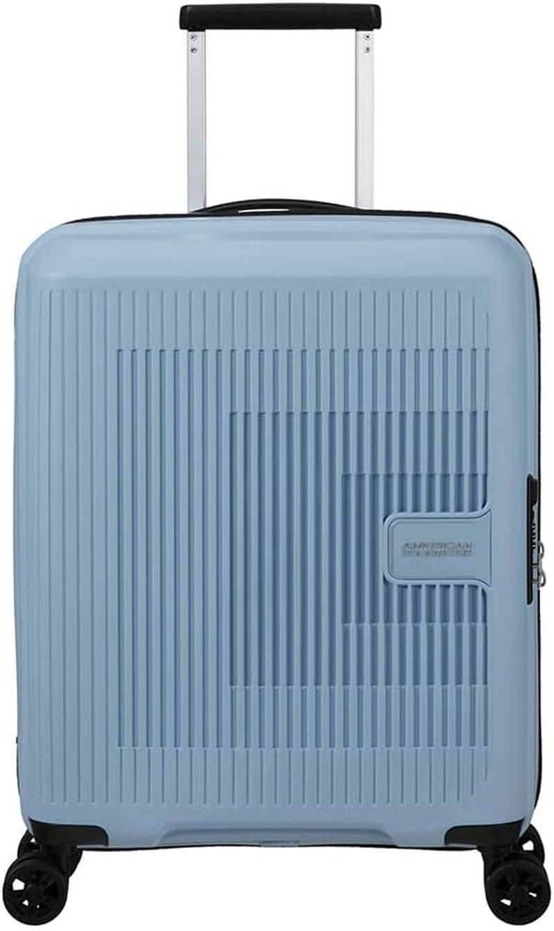 American Tourister Aerostep - Spinner L, Maleta extensible, 77 cm, 101,5/109 L, Naranja (Bright Orange) Equipaje y equipo de viaje Naty Shop Gris (Soho Grey) S (55 Cm - 36/40 L)