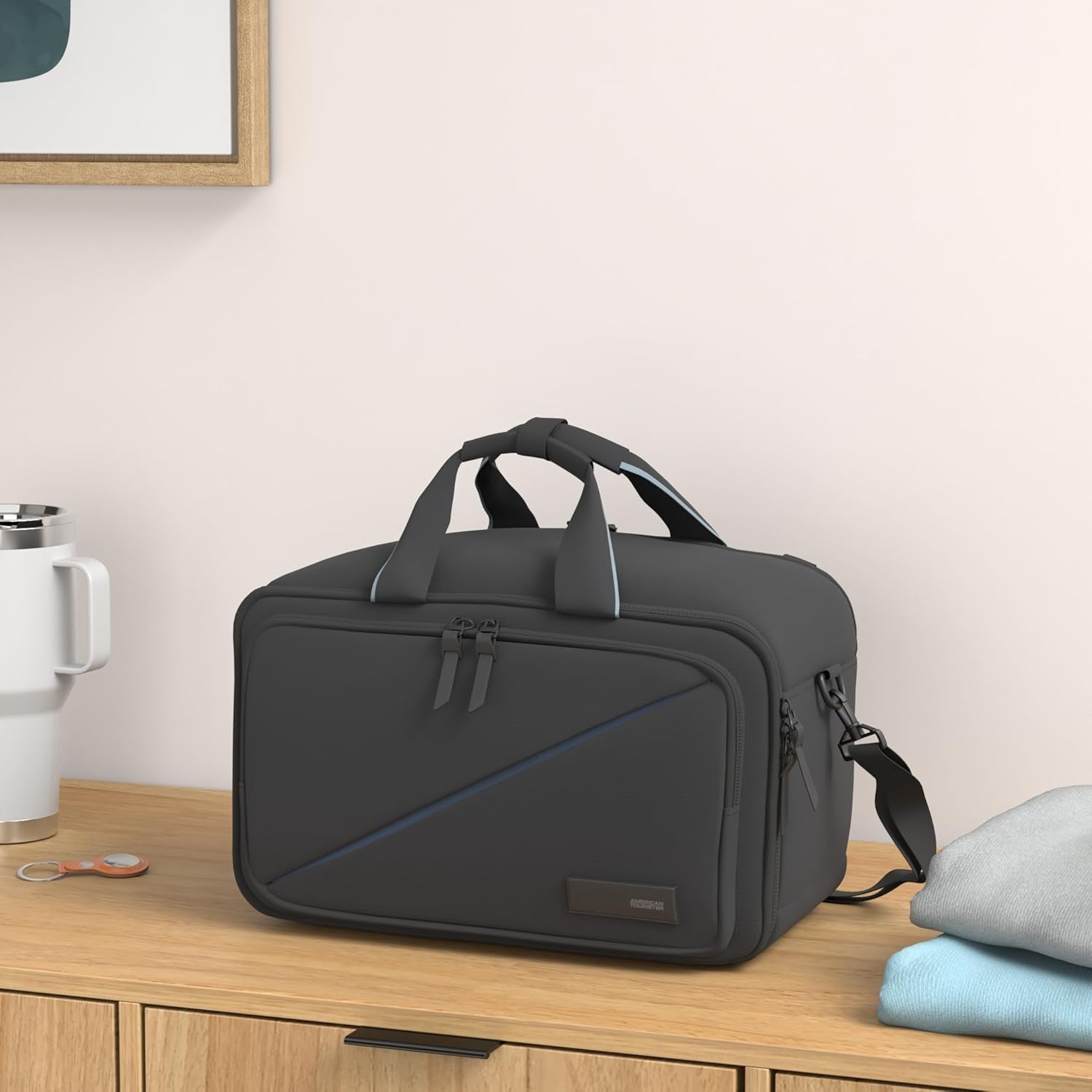 American Tourister Take2Cabin - Bolsa de viaje de 3 vías Ryanair, 40 cm, 25 L, Negro (Black) Equipaje y equipamiento de viaje Naty Shop