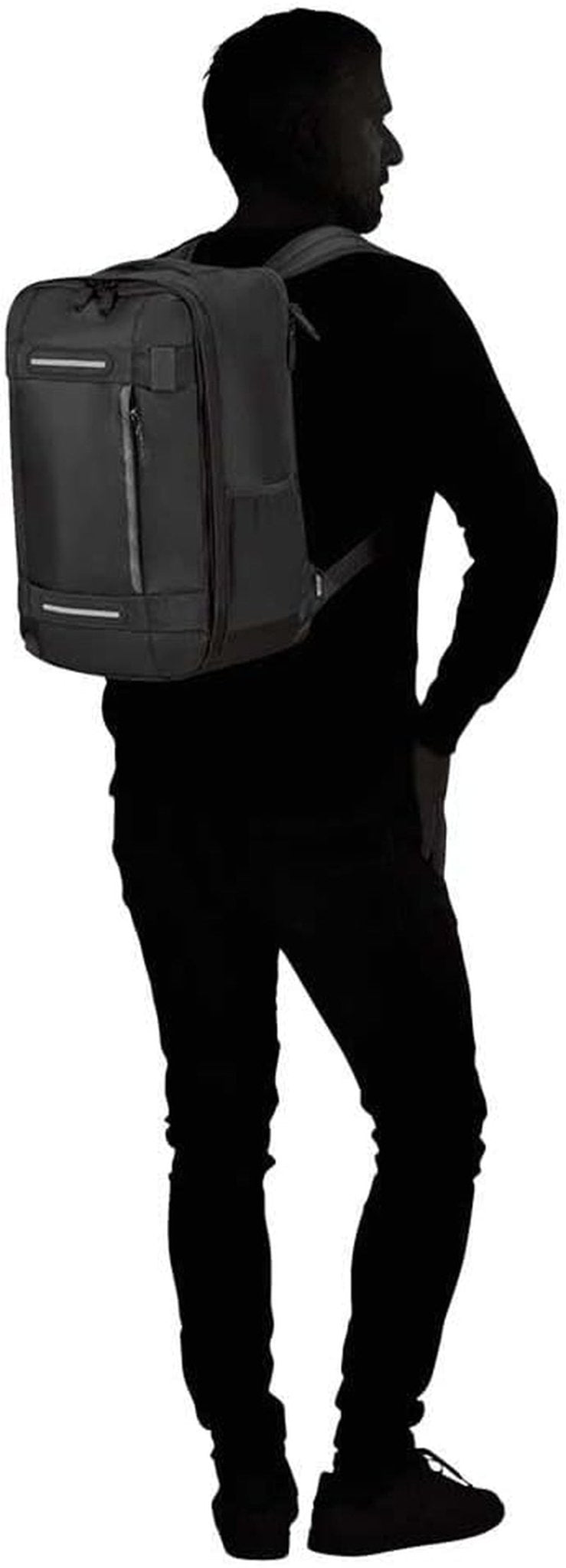 American Tourister Urban Track - Bolso bajo el asiento Ryanair, 25 x 20 x 40 cm, 24,5 L, negro (Asphalt Black) Equipaje y equipo de viaje Naty Shop