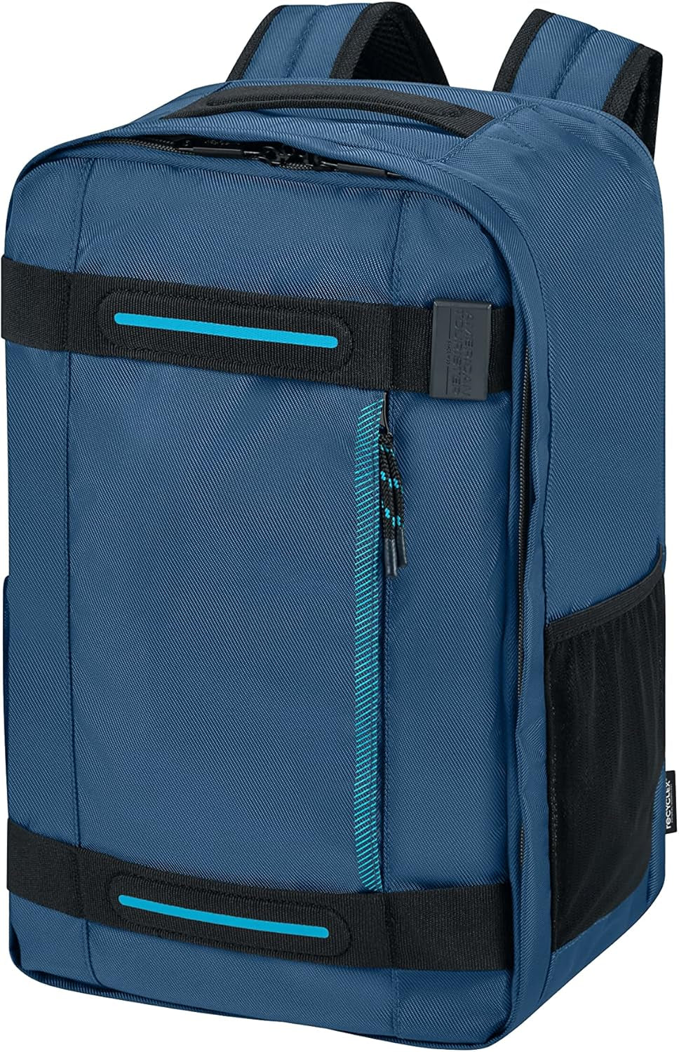 American Tourister Urban Track - Ryanair Bolso de Mano Debajo del Asiento 25 x 20 x 40 cm 24,5 L Negro (Asphalt Black) Equipaje y Equipo de Viaje Naty Shop Mochila de Cabina Azul (Battle Navy)