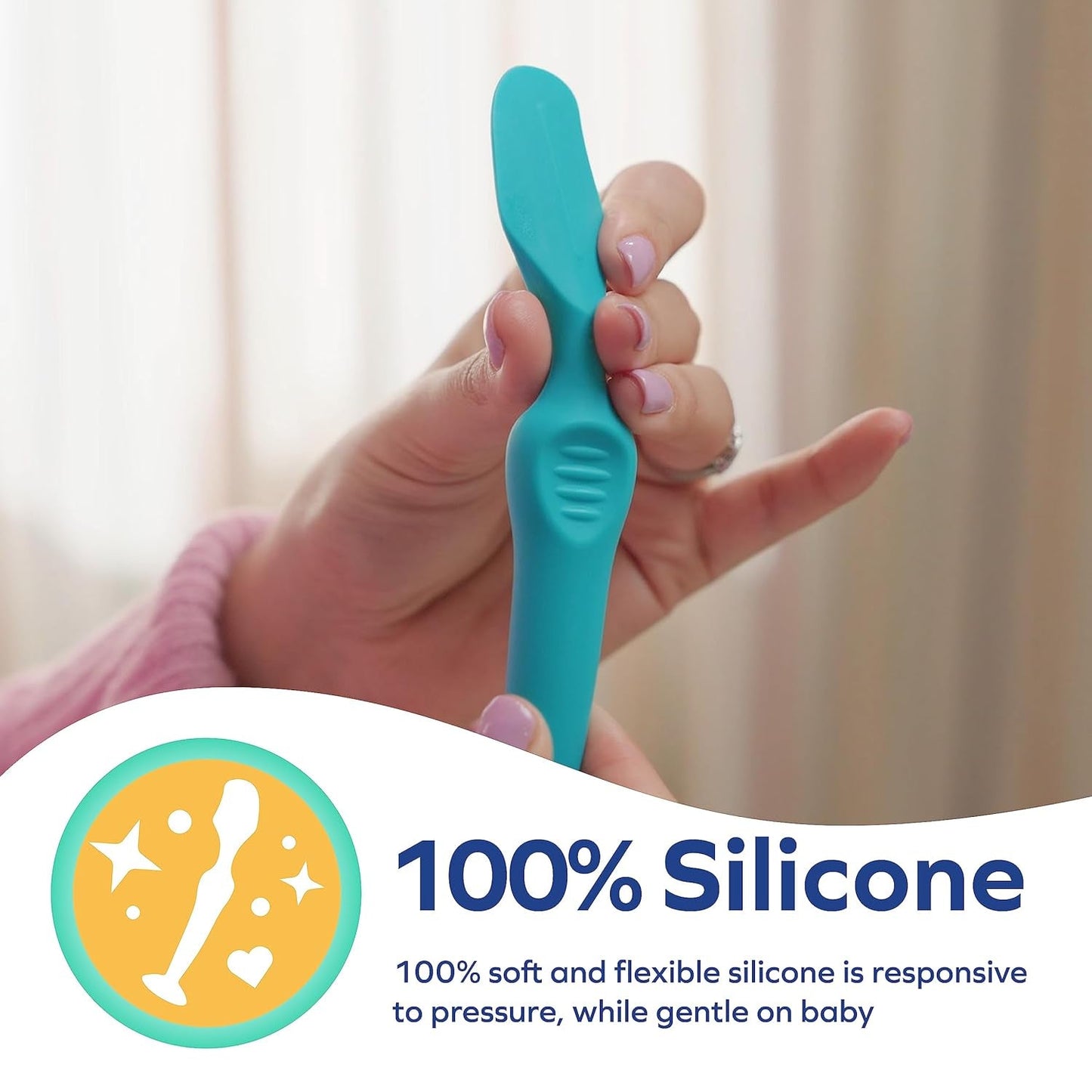 Aplicador de crema para pañales Nuby - Espátula para crema contra erupciones | incluido estuche de viaje | Apto desde el nacimiento Infantil - Baño y Cuidado de la piel Naty Shop