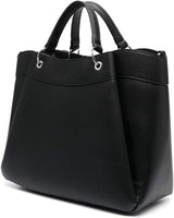 Armani Exchange Essential Mujer, Wave, Logo Estampado Plateado Shopping L Mujer Bolsos Naty Shop