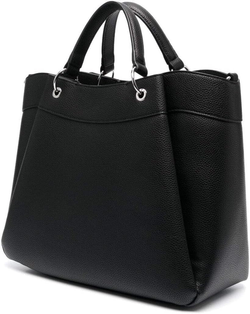Armani Exchange Essential Mujer, Wave, Logo Estampado Plateado Shopping L Mujer Bolsos Naty Shop