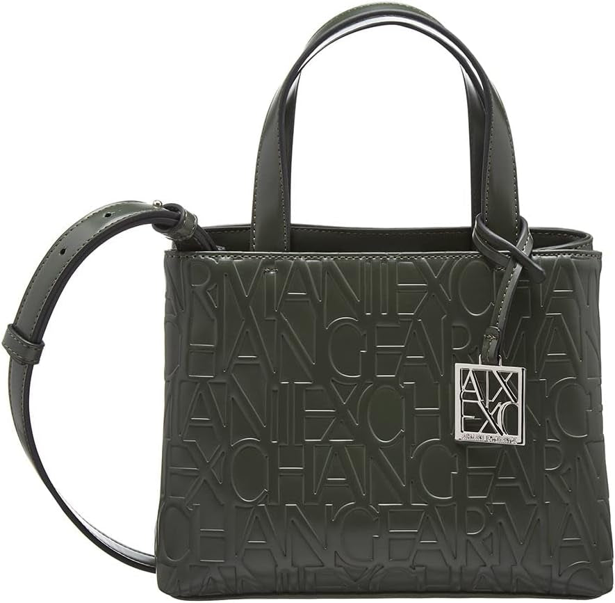 Armani Exchange Bolsos shopping Liz pequeños abiertos Mujer Naty Shop Verde militar