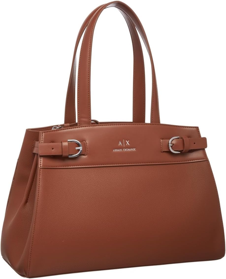 Armani Exchange Bolso Tote Essential Milano 91 Double Bucke L Naty Mujer