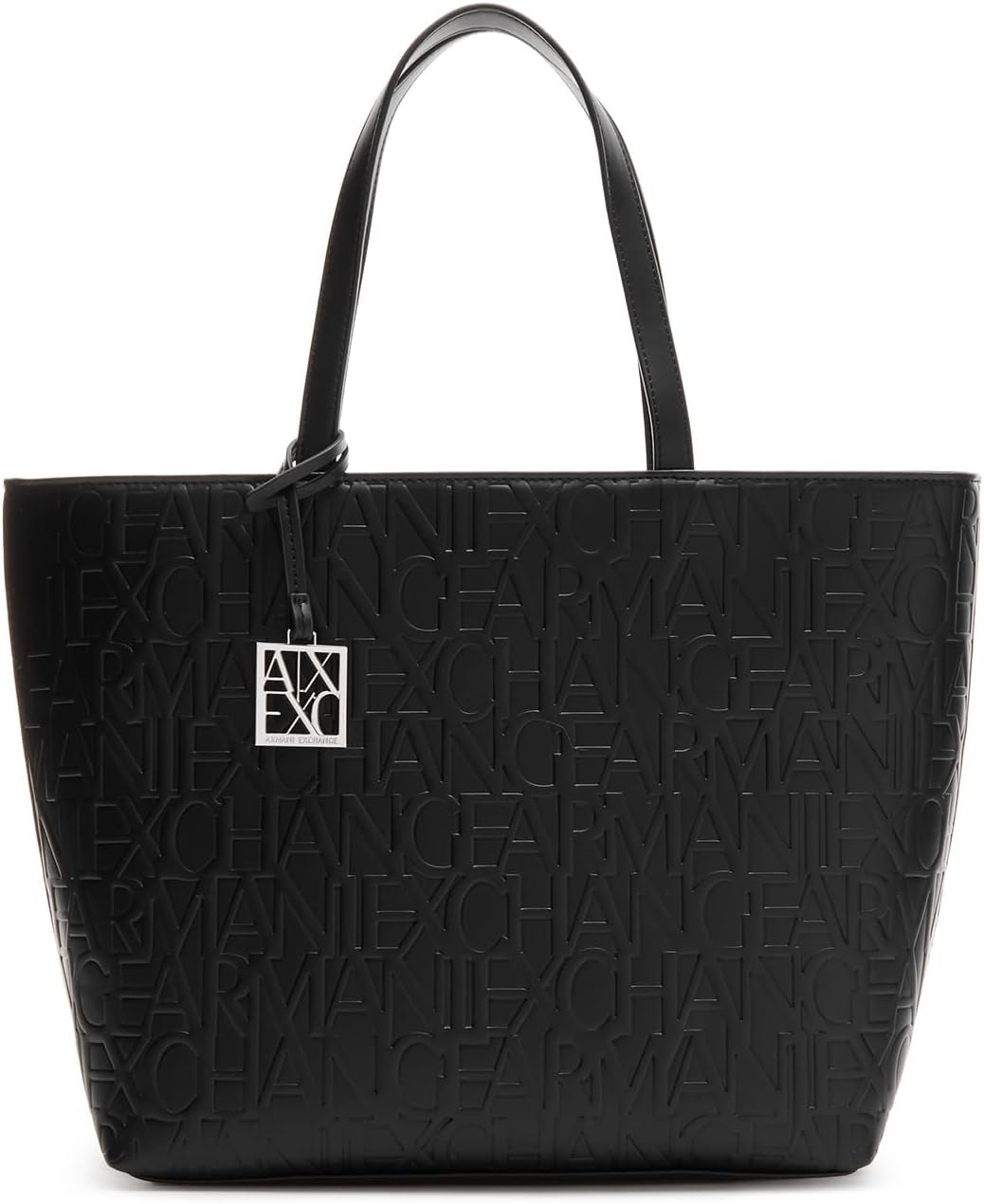 Armani Exchange Liz - Open Medium Shopping, Bolso de mano Mujer, Negro (Nero Black), 28x11x40 cm (L x H D) EU Bolsos para Mujer Naty Shop Default title