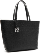 Armani Exchange Liz - Open Medium Shopping, Bolso de mano Mujer, Nero Black, 28x11x40 cm (L x H D) EU Bolsos Mujer Naty Shop