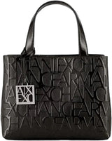 Armani Exchange Bolsos Shopping Liz Pequeños Y Abiertos Mujer Naty Shop Patent Black S