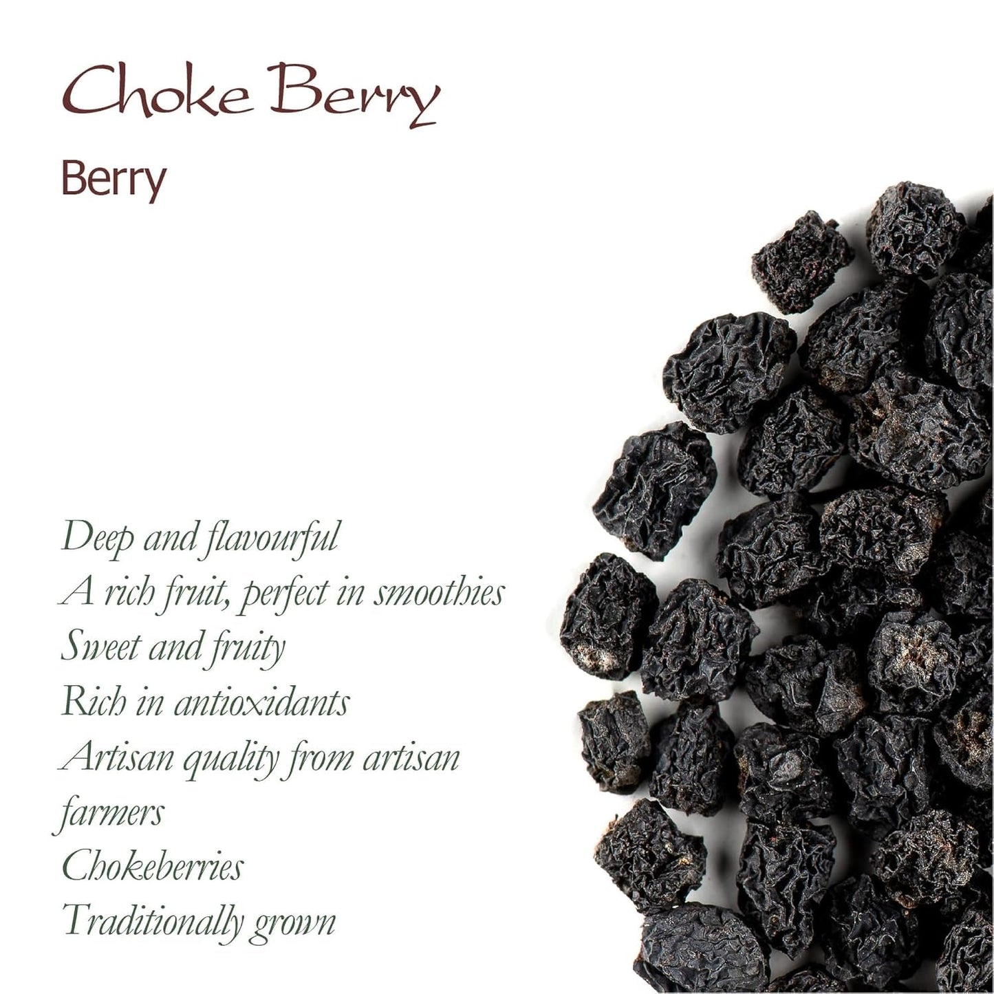 Bayas de Aronia Secas - Bayas de Aronia Secas - Bayas de Aronia Bayas de Aronia Secas Bayas de Aronia Secas Productos deshidratados Naty Shop