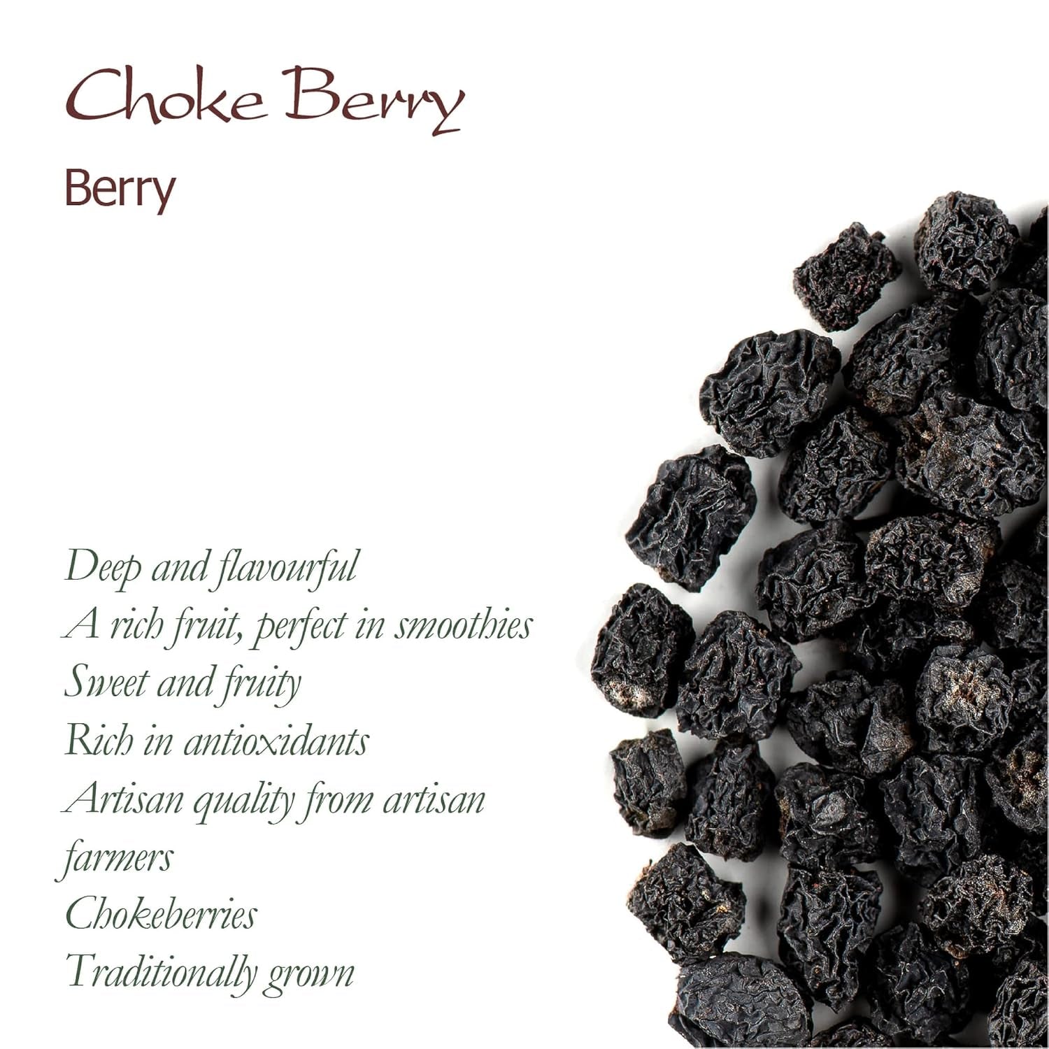 Bayas de Aronia Secas - Bayas de Aronia Secas - Bayas de Aronia Bayas de Aronia Secas Bayas de Aronia Secas Productos deshidratados Naty Shop